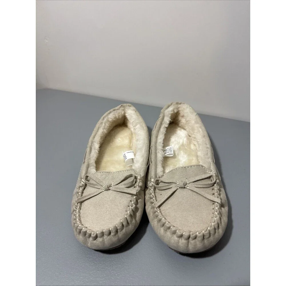 Cat & Jack Youth Girl's Shoes Slippers Slip On White SIze 1
